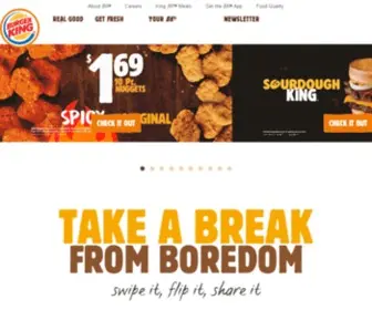 BKcrown.com(Burger King) Screenshot
