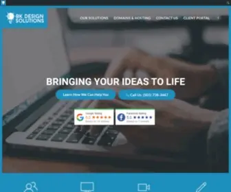 Bkdesignsolutions.com(Albuquerque Website) Screenshot