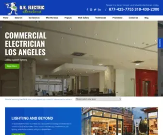 Bkelectricservices.com(Electric Services Inc) Screenshot