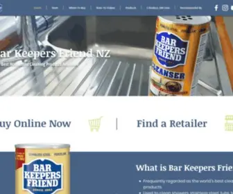 BKF.co.nz(Bar Keepers Friend NZ) Screenshot