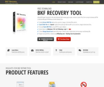 BKfrecovery.net(Repair & Extract BKF) Screenshot