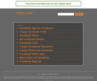 Bkfun.com(Bkfun) Screenshot