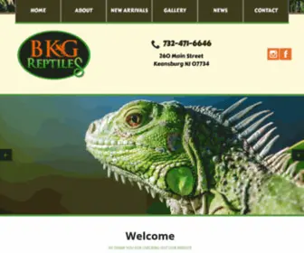 BKgreptiles.com(BKG Reptiles) Screenshot