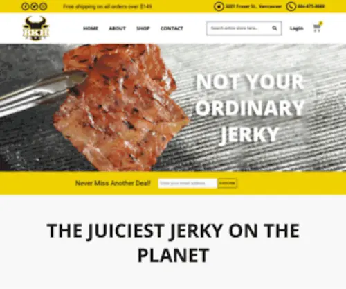 BKhjerky.com(BKhjerky) Screenshot