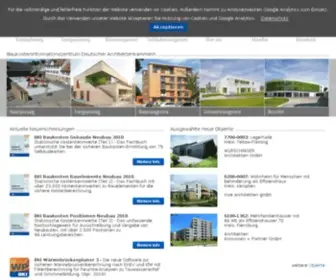 Bki.de(Baukosteninformationszentrum für architekten) Screenshot