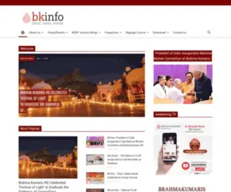 Bkinfo.in(Brahma Kumaris News and Events) Screenshot