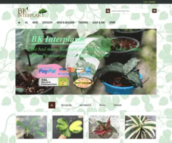 Bkinterplants.com(Bkinterplants Shop) Screenshot