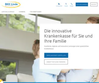BKK-Linde.de(BKK Linde Betriebskrankenkasse) Screenshot