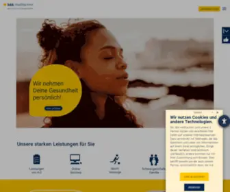 BKK-Melitta.de(BKK Melitta Plus) Screenshot