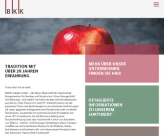 BKK-Produkte.ch(BKK Produkte GmbH) Screenshot