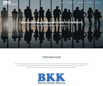 BKK-SMKN5Kotabekasi.com(BKK SMK Negeri 5 Kota Bekasi) Screenshot