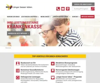 BKK24.de(Ihre leistungsstarke Krankenkasse) Screenshot