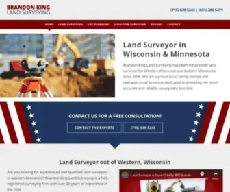 Bklandsurveying.com(Land Surveying Western Wisconsin) Screenshot