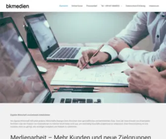 Bkmedien.de(Mehr Kunden und neue Zielgruppen erschliessen) Screenshot