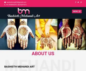 Bkmehandiart.in(Bashisth Mehandi Art) Screenshot