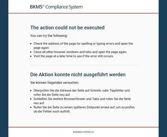 BKMS-SYstem.com(BKMS SYstem) Screenshot