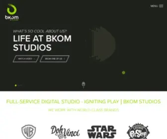 Bkomstudios.com(BKOM Studios) Screenshot