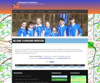 Bko.org.uk(Berkshire Orienteers) Screenshot