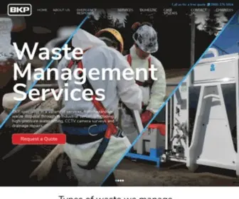 BKPgroup.com(Waste Management Services) Screenshot