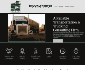 Bkriverexpress.com(Trucking Consultant) Screenshot