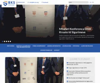 BKS-KS.org(Byroja Kosovare e Sigurimit Byroja Kosovare e Sigurimit) Screenshot