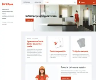 BKsbank.si(O nas) Screenshot
