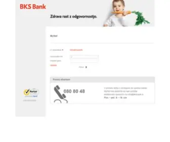 BKsbanknet.si(Prijava v e) Screenshot