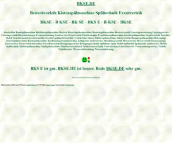 Bkse.de(Spülmobil) Screenshot