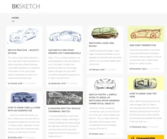 BKsketch.com(Learn how to draw cars) Screenshot