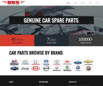 BKsmotors.in(Buy Car Parts and Accessories of all Brands and Models) Screenshot