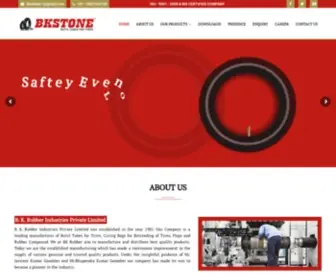 BKstonetyretube.com(Rubber Industries Private Limited) Screenshot