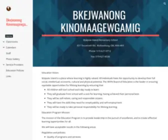 BKthunderbirds.com(Bkejwanong Kinomaagewgamig) Screenshot