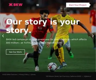 BKwpartners.com(Full Service Creative Agency) Screenshot