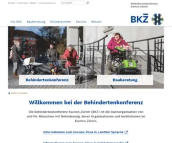 BKZ.ch(Behindertenkonferenz) Screenshot