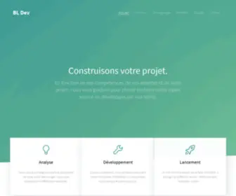 BL-Dev.fr(L'agence de création web et de maintenance informatique à Guillestre) Screenshot