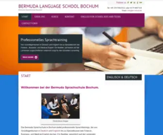 BL-School.de(Bermuda Sprachschule Bochum order Bermuda language school Bochum) Screenshot