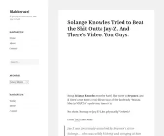 Blabberazzi.com(If gossip is a mortal sin) Screenshot