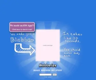 Blabberize.com(Getting Started) Screenshot