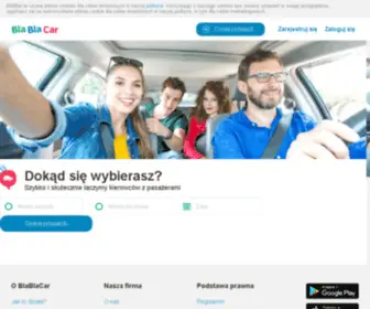 Blablacar.pl(Wspólne przejazdy dla kierowców i pasażerów podróżujących w tę samą stronę) Screenshot