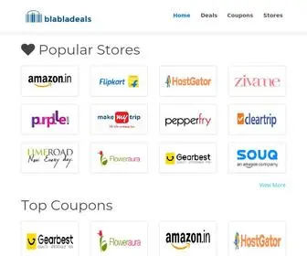 Blabladeals.com(Coupon Codes) Screenshot