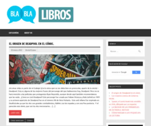 Blablalibros.com(Otro sitio más de BlaBlaBlogs) Screenshot