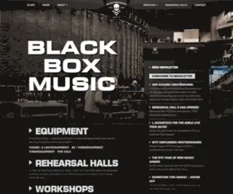 Black-Box-Music.de(Black Box Music) Screenshot