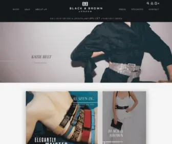 Black-Brown.com(Womens Leather Belts) Screenshot