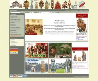 Black-Forest-Cuckooclocks.com(Our store) Screenshot