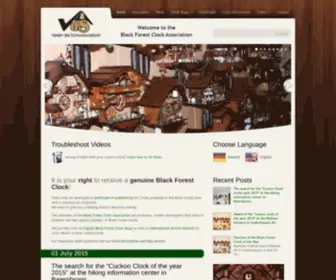Black-Forest.org(You can be sure to own a genuine Black Forest Clock with our Certificate of Authenticity) Screenshot