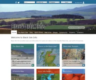 Black-Isle.info(The website for the Black Isle) Screenshot