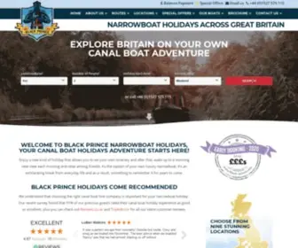 Black-Prince.com(Canal Boat Holidays UK hire) Screenshot