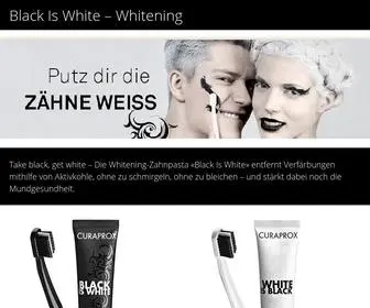 Black-White-Zahnpasta.ch(Black is White) Screenshot