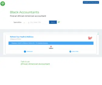 Blackaccountants.net(Black Accountants and CPAs) Screenshot