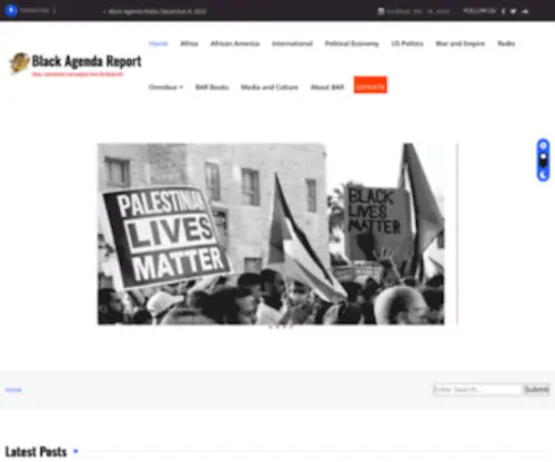 Blackagendareport.com(Black Agenda Report) Screenshot